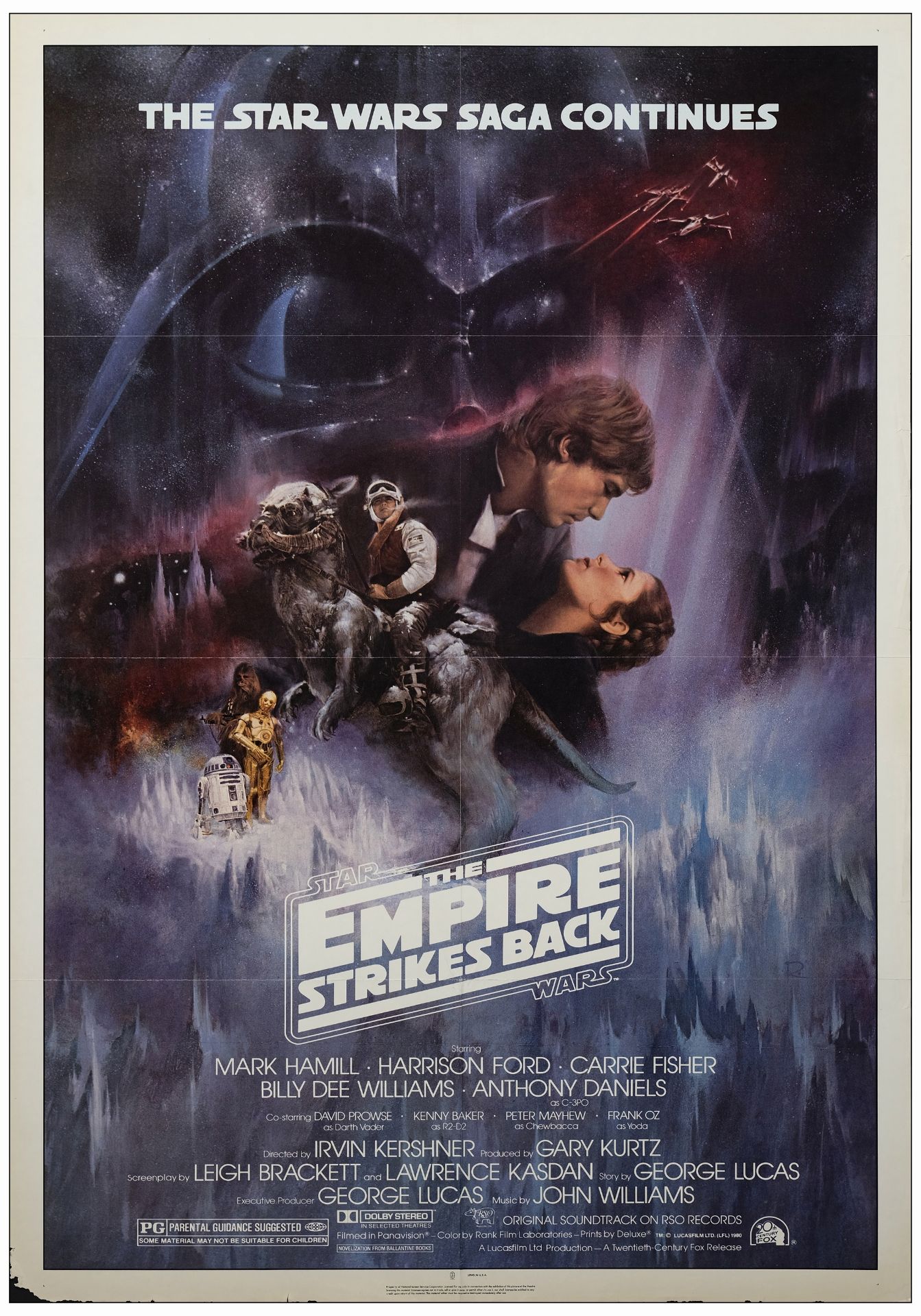 STAR WARS: THE EMPIRE STRIKES BACK - One Sheets (2) (27" x 41"); Style A and Advance; Fine+ Folded - Bild 3 aus 3
