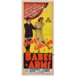 BABES IN ARMS - Australian Daybill (15" x 35.75"); Fine- Folded