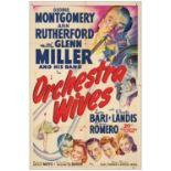 ORCHESTRA WIVES - One Sheet (27" x 41" ); Good Folded