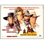 ONCE UPON A TIME IN THE WEST - Half Sheet (22" x 28" ); Fine+ Rolled