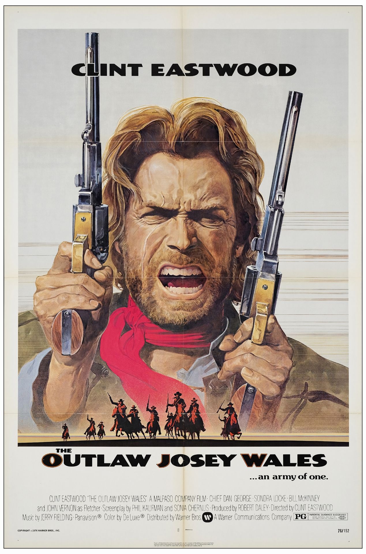 THE OUTLAW JOSEY WALES - One Sheet (27" x 41" ); Very Fine- Folded