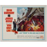 JAMES BOND: YOU ONLY LIVE TWICE - Half Sheet (22" x 28"); Style A; Very Fine Folded