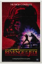 STAR WARS: REVENGE OF THE JEDI - Withdrawn Advance One Sheet (26 7/8" x 41"); Dated Style; Very Fin