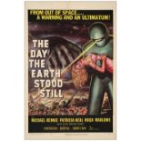 THE DAY THE EARTH STOOD STILL - One Sheet (27" x 41"); Very Fine- on Linen