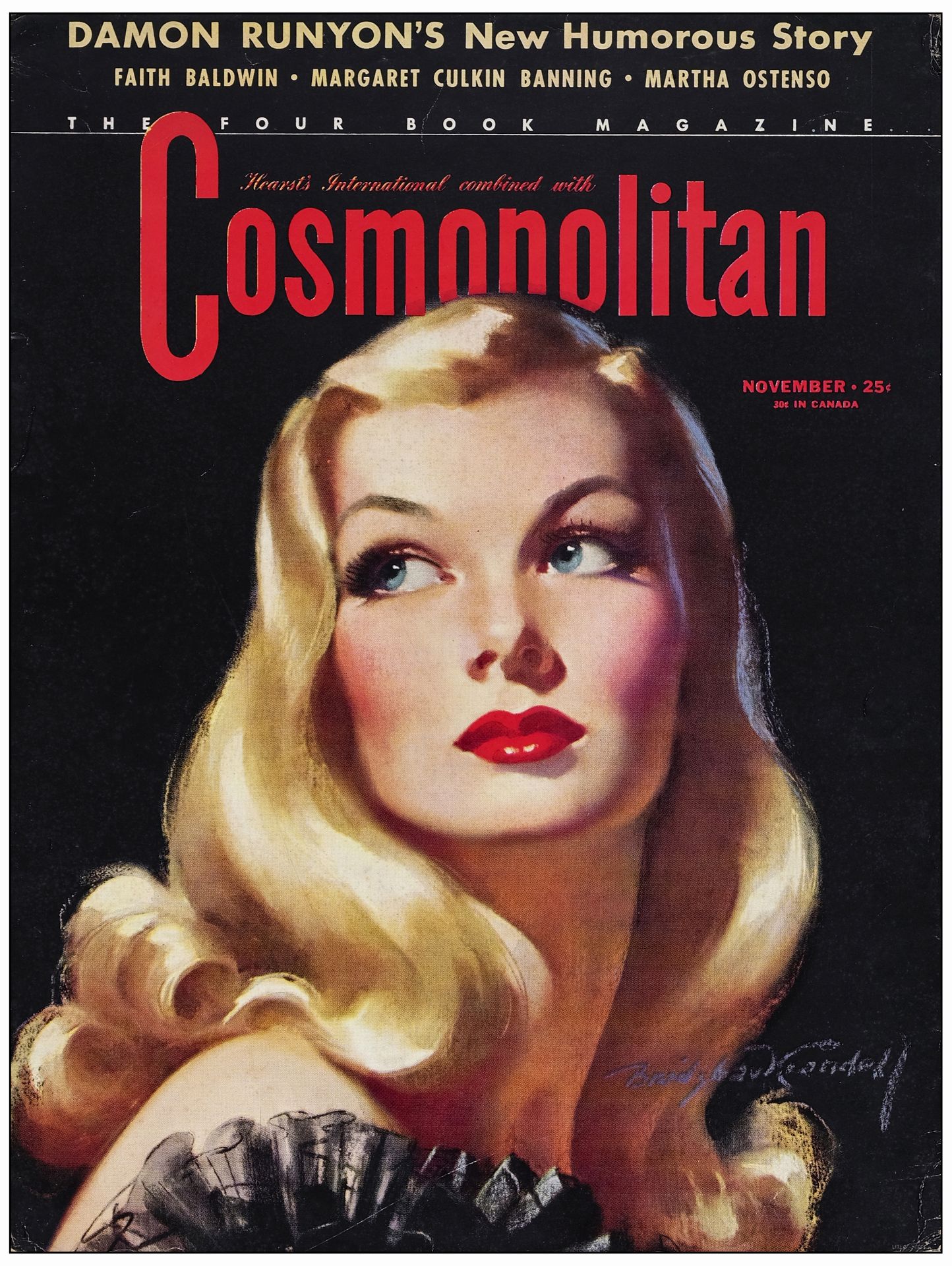 COSMOPOLITAN - Magazine Newstand Placard (18.5" x 24.5"); Very Fine+