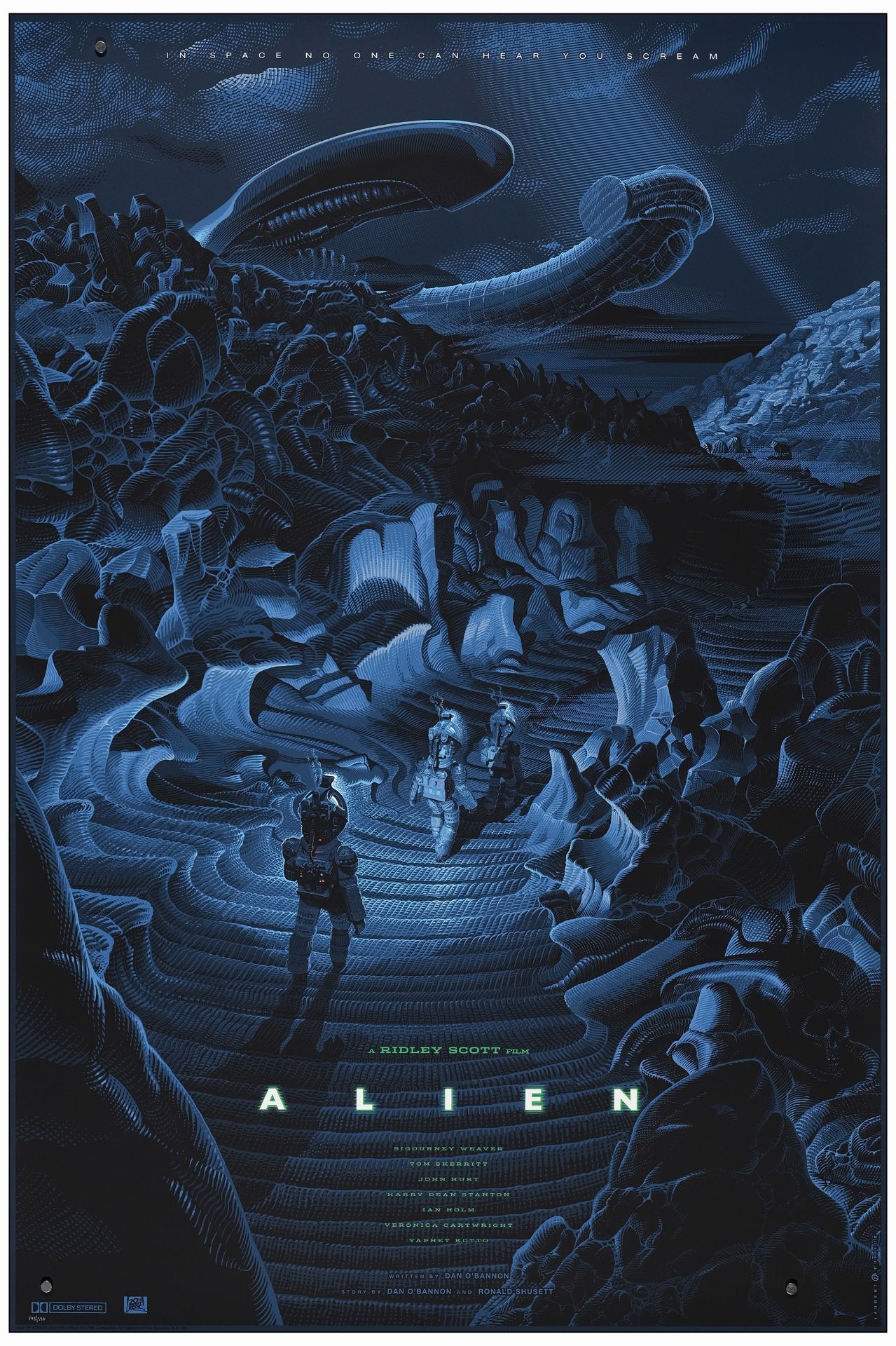 ALIEN - Art Print (24" x 36"); Near Mint Rolled