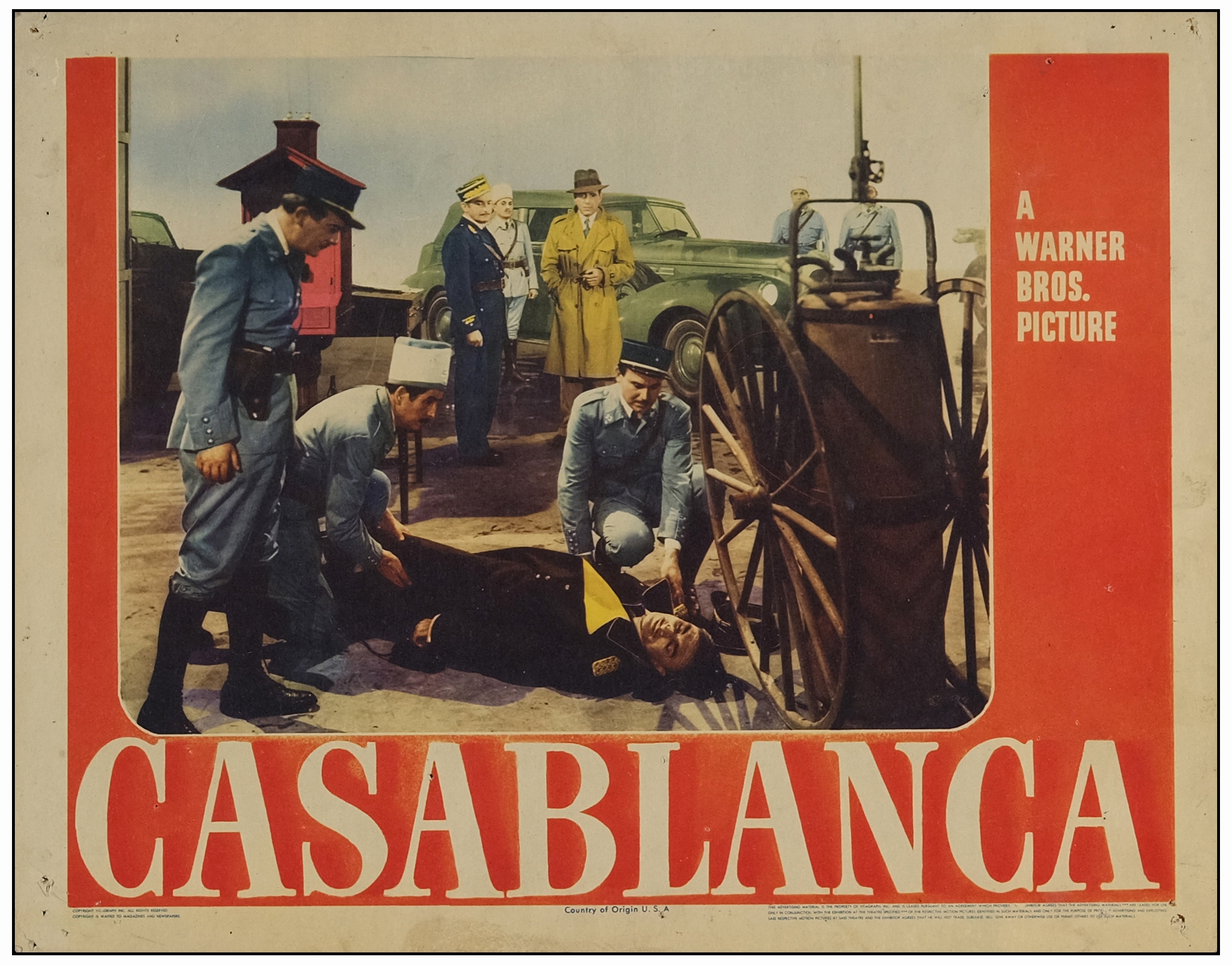 CASABLANCA - Lobby Card (11" x 14"); Fine+