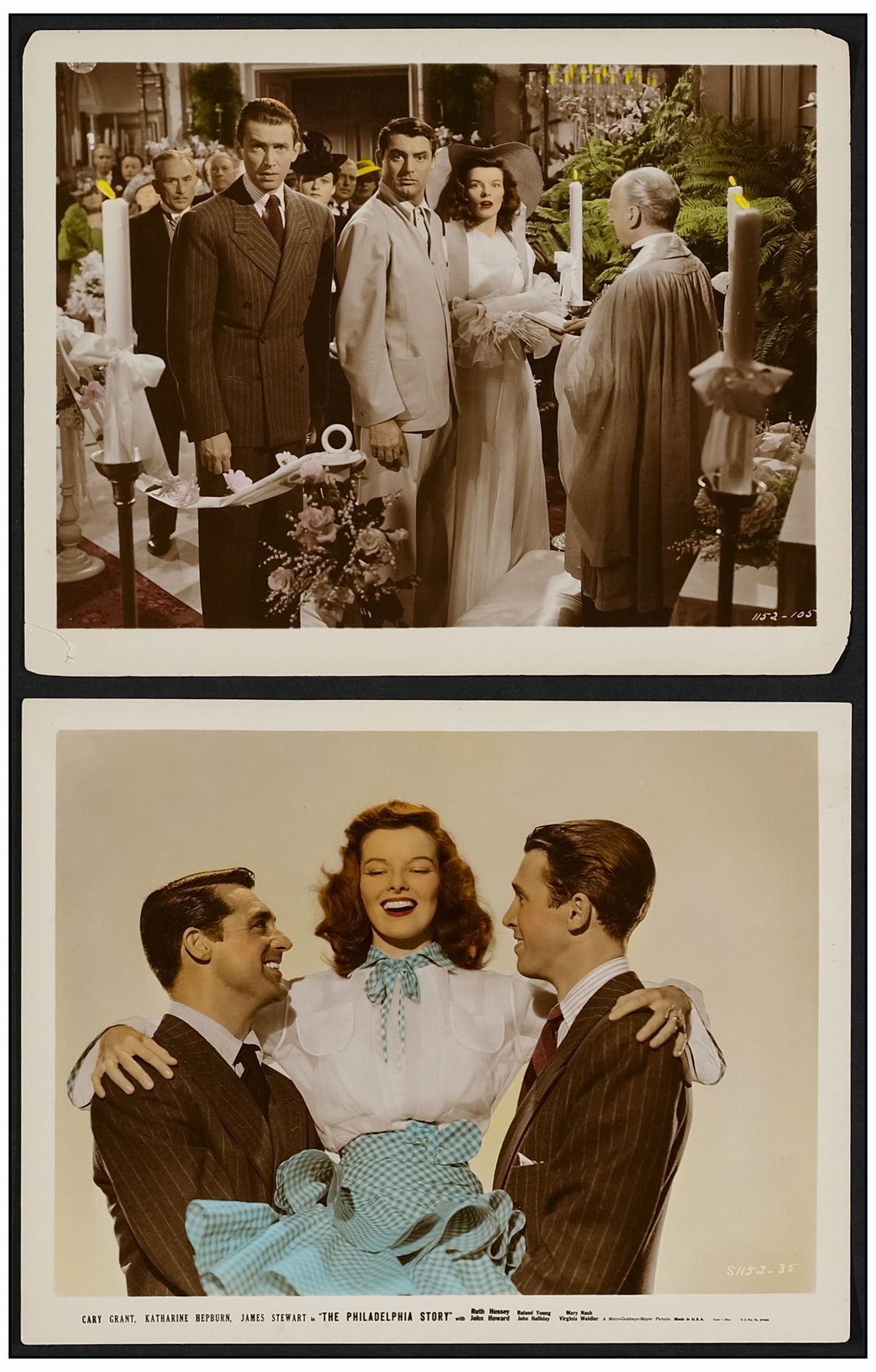 THE PHILADELPHIA STORY - Promotional Photos (2) (8" x 10"); Fine+