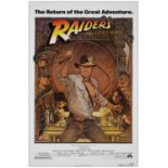 INDIANA JONES AND THE RAIDERS OF THE LOST ARK - One Sheet (27" x 41"); Howard Kazanjian Collection;