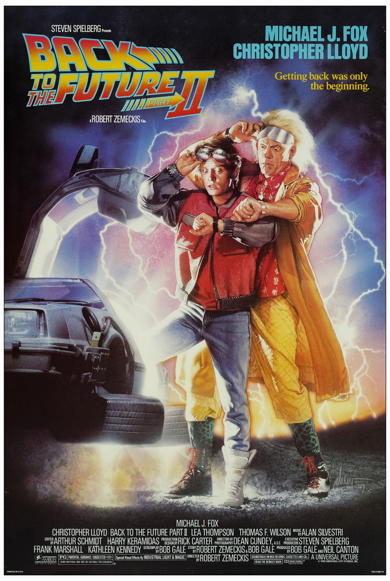 BACK TO THE FUTURE PART II, BACK TO THE FUTURE PART III - One Sheet, SS (2), One Sheet, DS (27" x 40 - Bild 4 aus 4