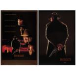 UNFORGIVEN - One Sheets (2), Advance and Standard (27" x 40"); Near Mint Rolled