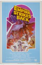 STAR WARS: THE EMPIRE STRIKES BACK - One Sheet (27" x 41"); Rare Teal Style; Very Fine+ Rolled