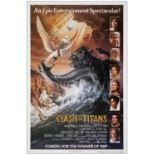 CLASH OF THE TITANS - One Sheet (27" x 41" ); Advance; Near Mint Folded