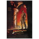 INDIANA JONES AND THE TEMPLE OF DOOM - One Sheet (27" x 41"); Very Fine- on Linen