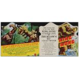 KING KONG - Herald (4" x 7" Folded, 4" x 16" Unfolded); Near Mint Folded