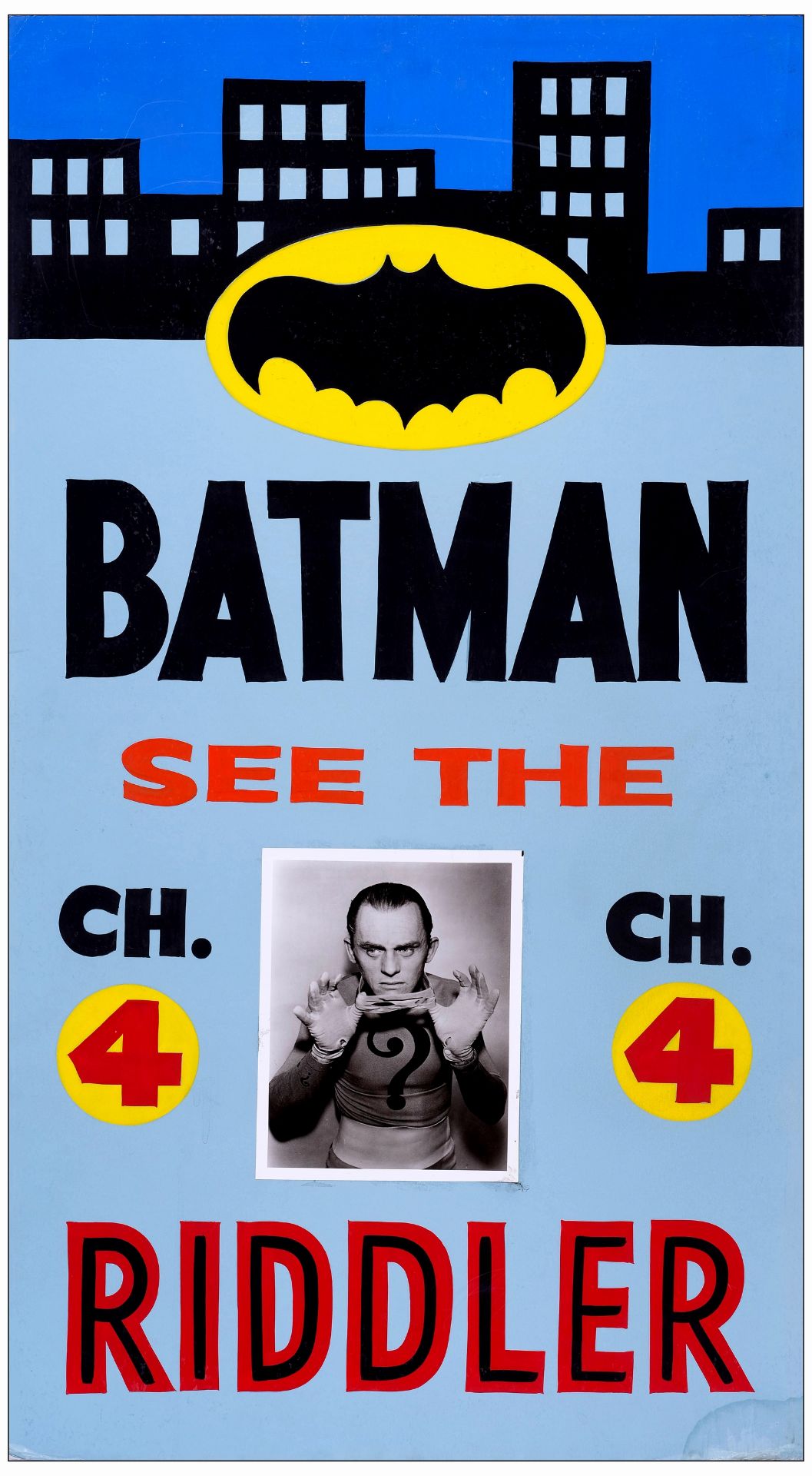 BATMAN - Locally Produced Promotional Posters (4) (24" x 44"); Fine+ Rolled - Image 5 of 6