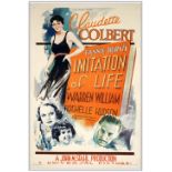 IMITATION OF LIFE - One Sheet (27" x 41"); Very Fine- on Linen