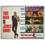 JAMES BOND: YOU ONLY LIVE TWICE - Subway (45" x 59"); Advance; Fine+ Folded