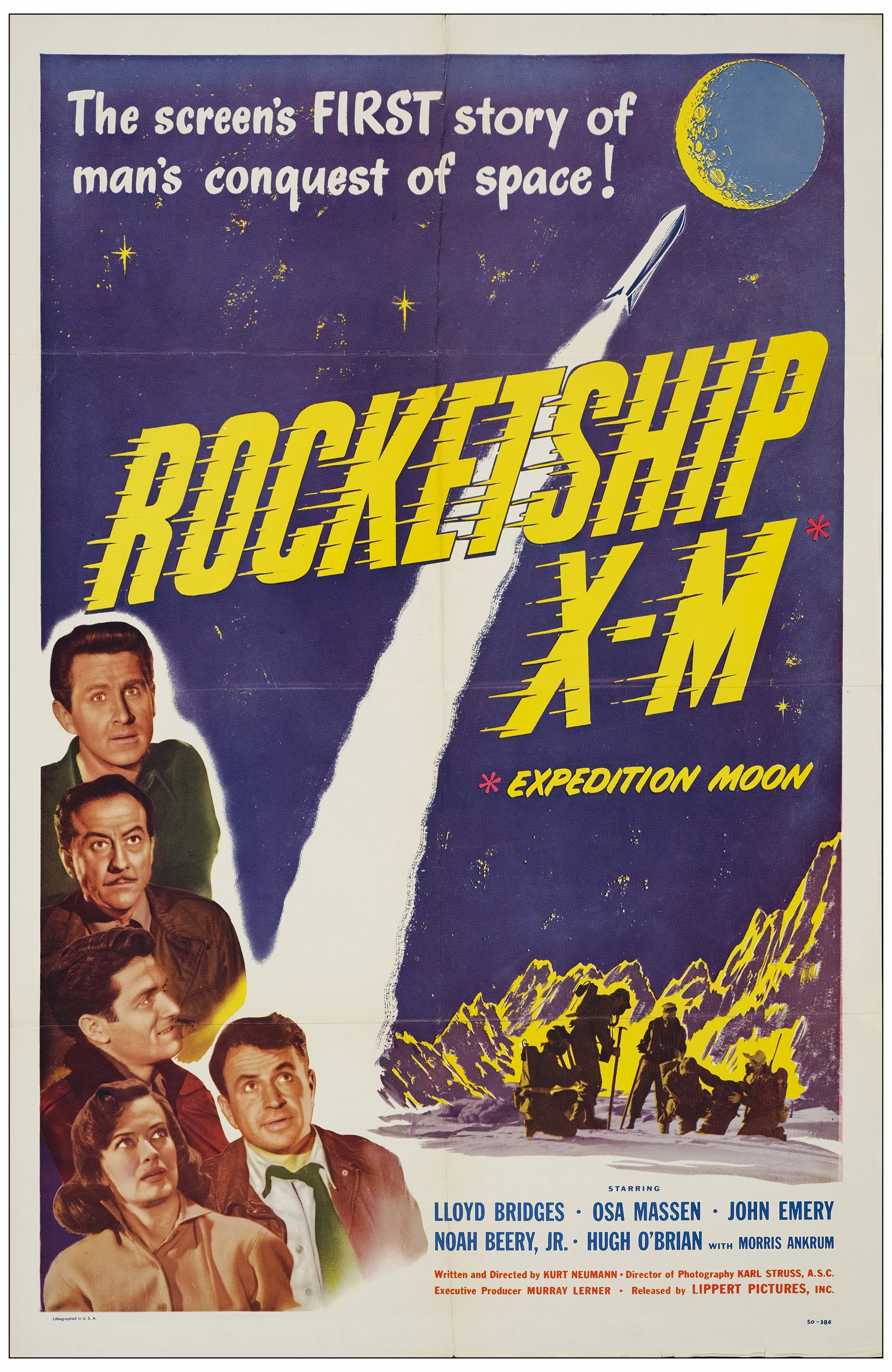 ROCKETSHIP X-M - One Sheet (27" x 41"); Very Fine+ Folded