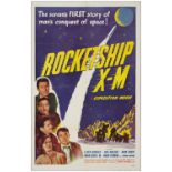 ROCKETSHIP X-M - One Sheet (27" x 41"); Very Fine+ Folded