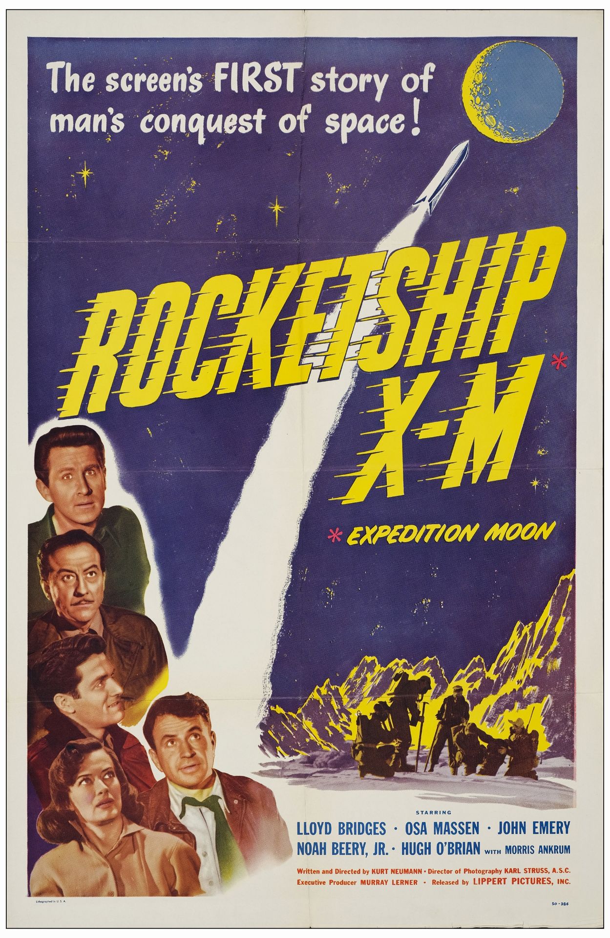 ROCKETSHIP X-M - One Sheet (27" x 41"); Very Fine+ Folded