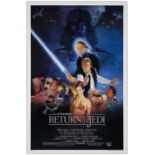 STAR WARS: RETURN OF THE JEDI - One Sheet (27" x 41"); Style B; Howard Kazanjian Collection; Near M