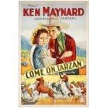 COME ON, TARZAN - One Sheet (27" x 41" ); Fine+ Folded