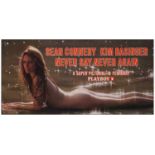 NEVER SAY NEVER AGAIN - Special Playboy Poster (25" x 12.25); Near Mint Rolled