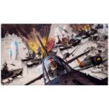 TORA! TORA! TORA! By Robert McCall - Original Mixed Media Robert McCall Artwork on Board For Deluxe