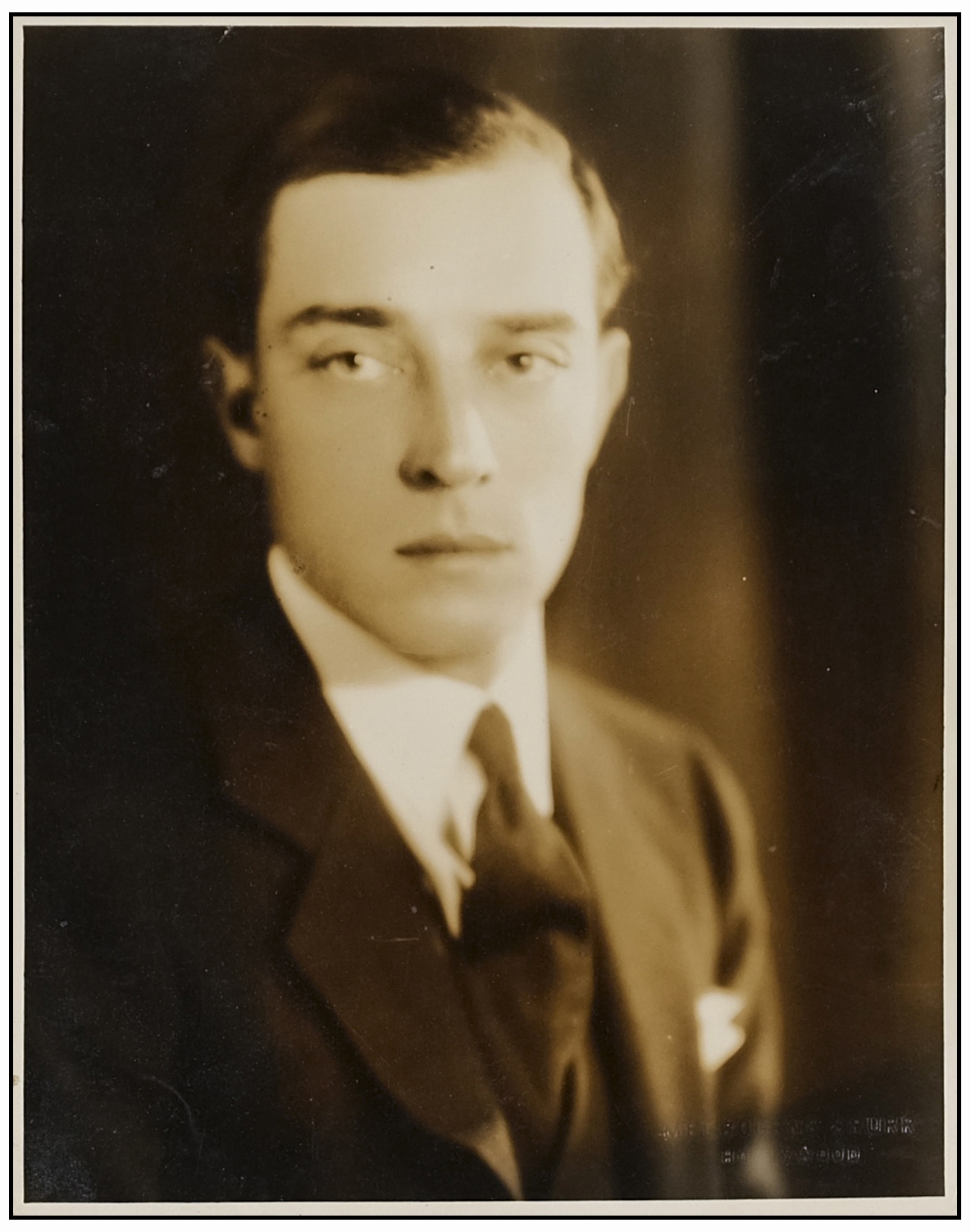 BUSTER KEATON - Promotional Photo (8" x 10"); Melbourne Spur Photo.; Very Fine