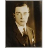 BUSTER KEATON - Promotional Photo (8" x 10"); Melbourne Spur Photo.; Very Fine