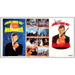 JAMES BOND: MOONRAKER - One Stop (41" x 77"); Very Fine on Linen