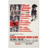 JAMES BOND: FROM RUSSIA WITH LOVE - One Sheet (27" x 41.5"); Very Fine- on Linen