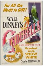 CINDERELLA - One Sheet (27" x 41" ); Very Fine- Folded