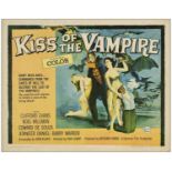 THE KISS OF THE VAMPIRE - Half Sheet (22" x 28"); Fine- Folded