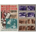 MYSTERIOUS DOCTOR SATAN - One Sheet and (2) Lobby Card Sets of 4 (27" x 41" & 11" x 14"); Very Fine