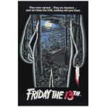 FRIDAY THE 13TH - Art Print (24" x 36") Signed by Artist; Near Mint Rolled