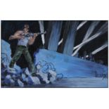 ESCAPE FROM NEW YORK - Hand Painted Preliminary Concept Artwork (5" x 8" ); Near Mint