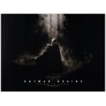 BATMAN BEGINS - British Quad, DS (30" x 40"); Near Mint Rolled