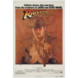 INDIANA JONES AND THE RAIDERS OF THE LOST ARK - One Sheet (27" x 41"); Very Fine+ on Linen