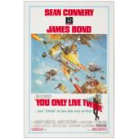 JAMES BOND: YOU ONLY LIVE TWICE - One Sheet (27" x 41"); Style B; Very Fine Folded