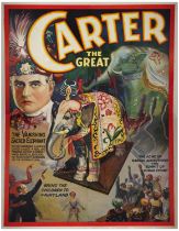 CARTER THE GREAT - Eight Sheet (80" x 104"); Very Fine- on Linen