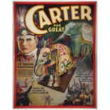 CARTER THE GREAT - Eight Sheet (80" x 104"); Very Fine- on Linen