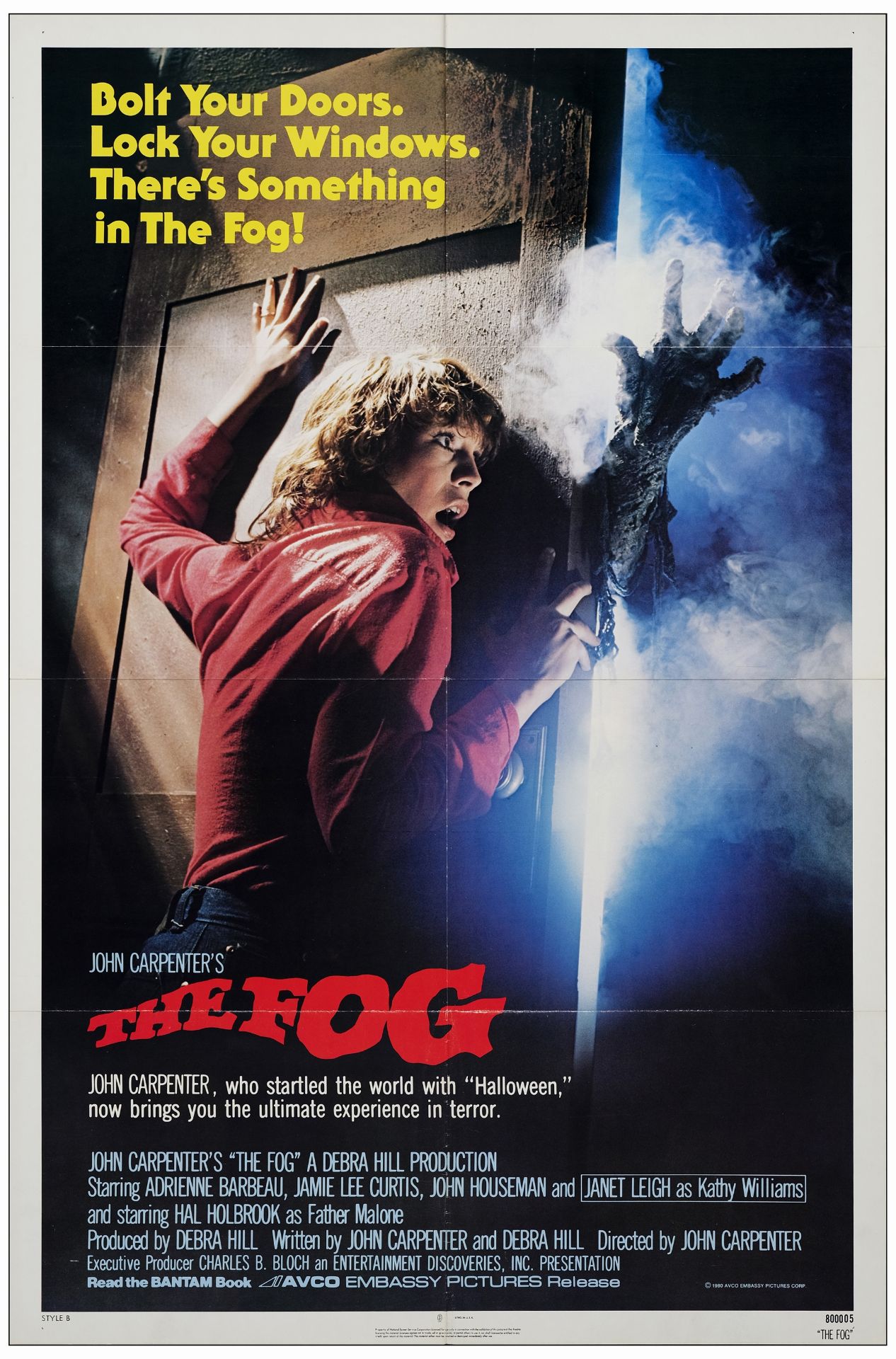 THE FOG - One Sheet (27" x 41"); Style B; Very Fine+ Folded