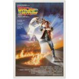BACK TO THE FUTURE - One Sheet (27.25" x 41"); Studio Style; Very Fine on Linen