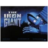 THE IRON GIANT - British Quad (30" x 40"); Very Fine+ Rolled