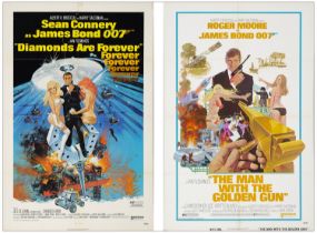JAMES BOND: DIAMONDS ARE FOREVER - One Sheets (2) (27" x 41"); Fine+ Folded