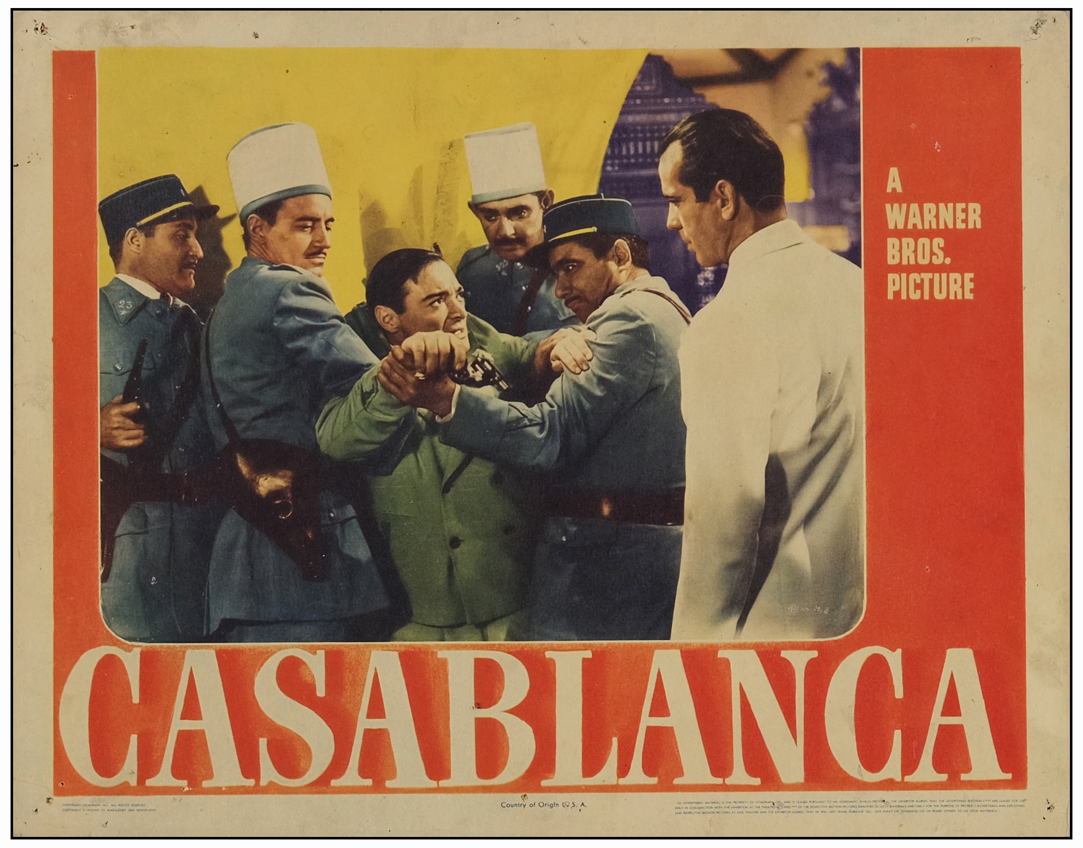 CASABLANCA - Lobby Card (11" x 14" ); Fine