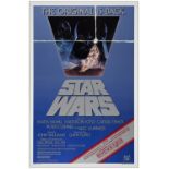 STAR WARS: A NEW HOPE - One Sheet (27" x 41"); "Revenge" Snipe; Near Mint Rolled