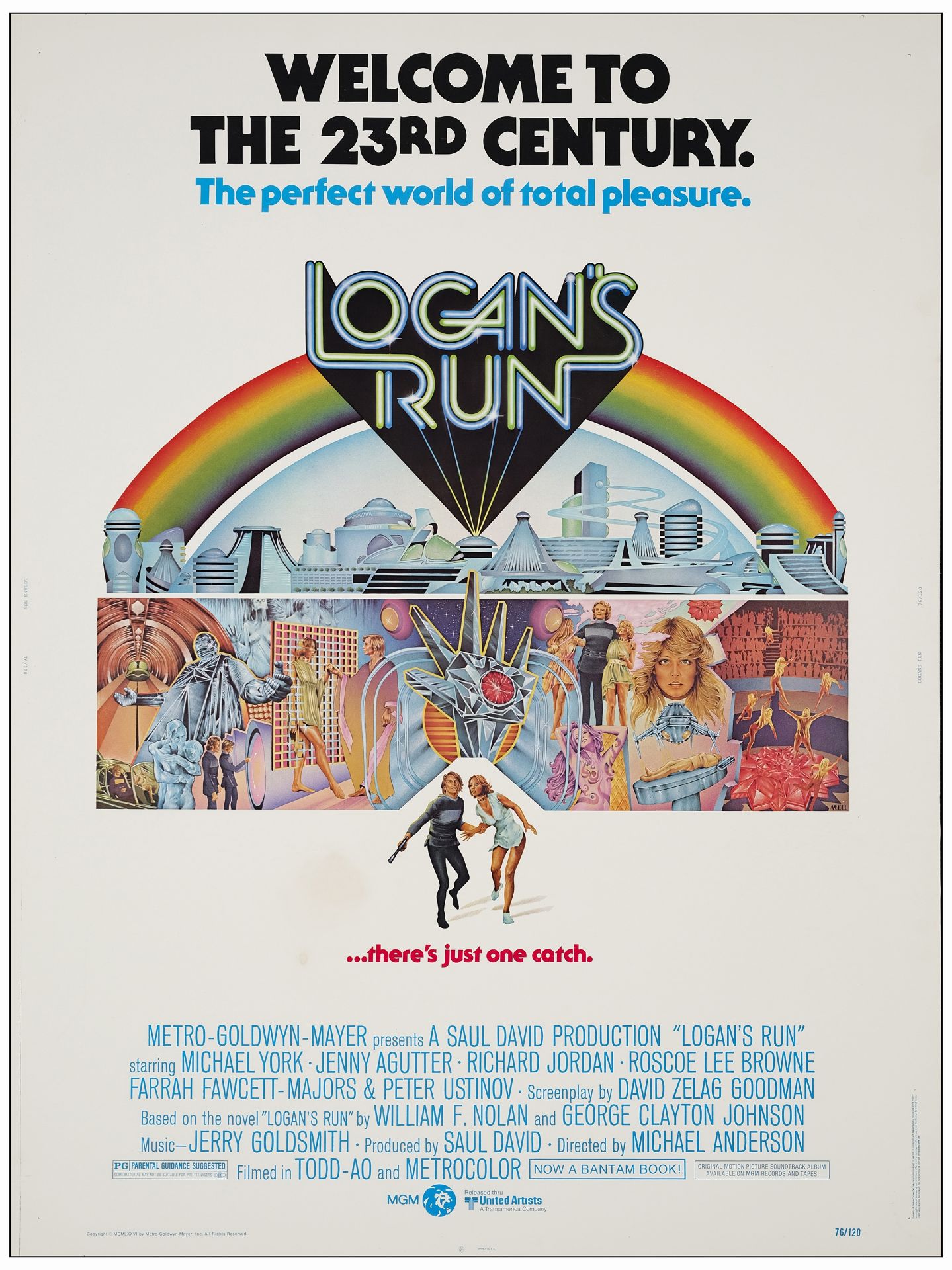 LOGAN'S RUN - One Sheet & 30" x 40" (27" x 41" & 30" x 40"); Very Fine- Rolled - Image 2 of 3